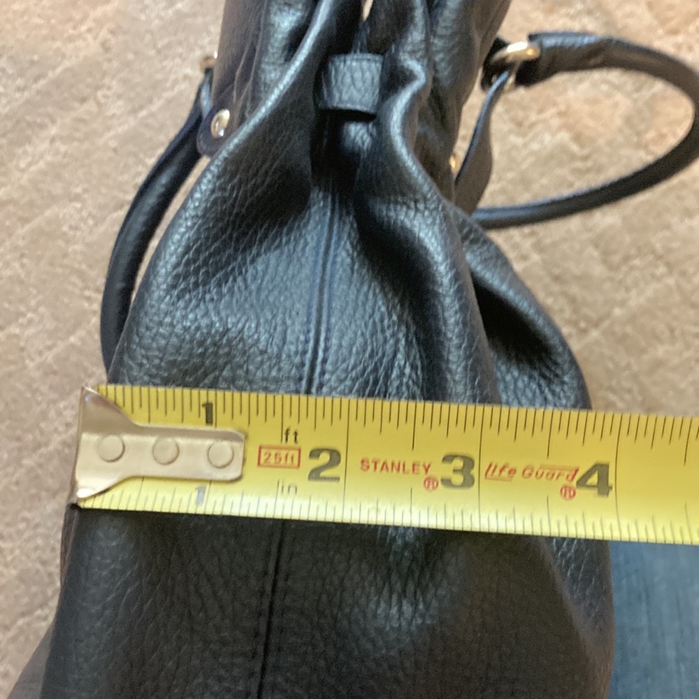 Furla genuine leather shoulder bag handbag purse hobo navy designer luxury - Picture 14 of 17